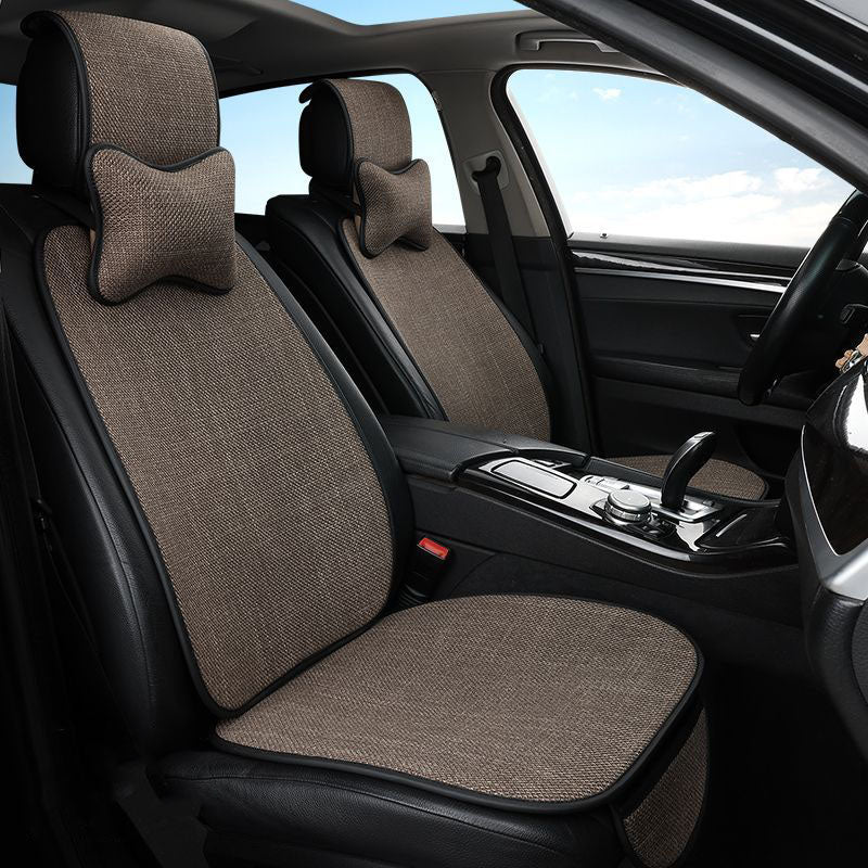 Universal Non-slip Wear-Resistant Linen Seat Cushion Chair Cover