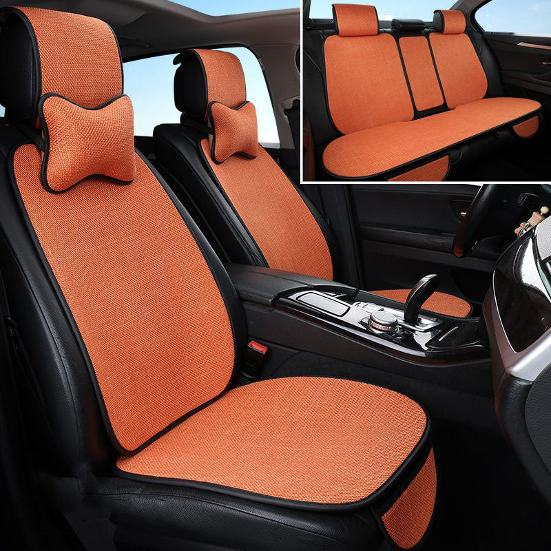 Universal Non-slip Wear-Resistant Linen Seat Cushion Chair Cover