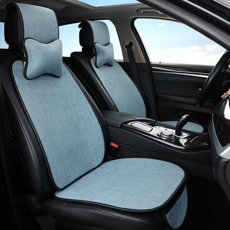 Universal Non-slip Wear-Resistant Linen Seat Cushion Chair Cover