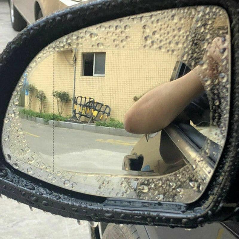 Car Rainproof Clear Film Rearview Mirror Protective Anti Fog Waterproof Film Auto Sticker Accessories
