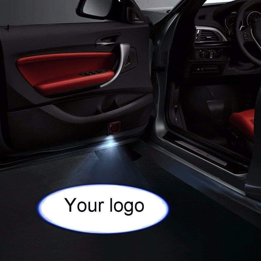 Chargable Rotatable Car Door LOGO Projector