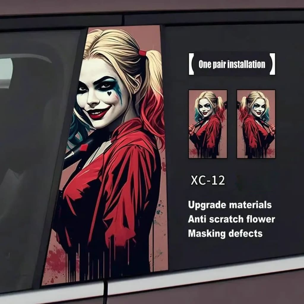 Joker Car Door Sticker